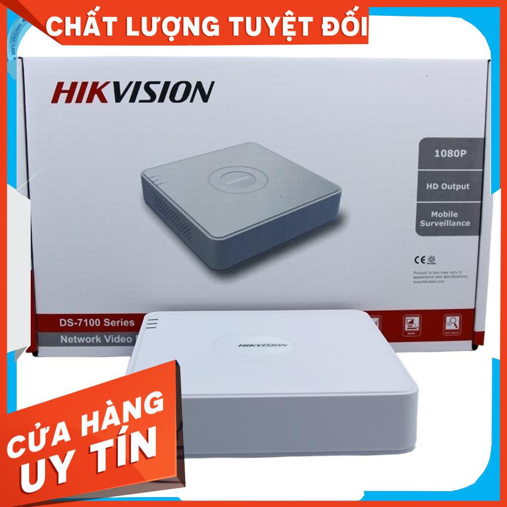 Đầu ghi hình Camera  Hikvision HIK 4 kênh 2.0 7104HQHI-K1 (Chuẩn HD)