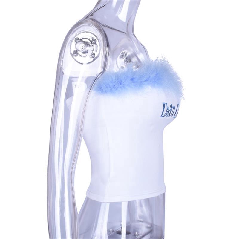 Áo Ống Thêu Chữ Thời Trang Nữ Tính