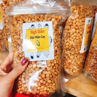 Ngô giòn sóc mắm cay 900Gam LHYFOOD ăn vặt Hà Nội