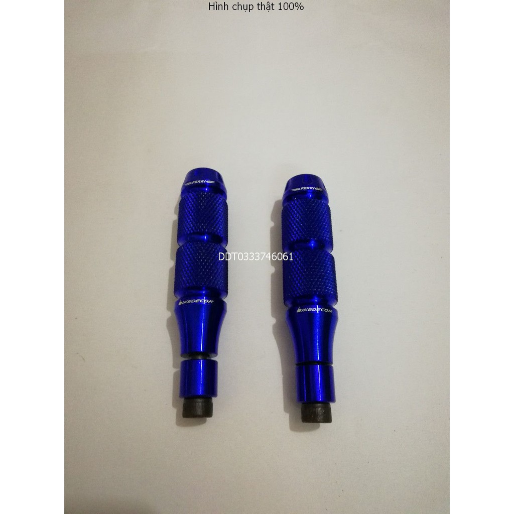 Gù chống đỗ sau dành cho xe máy (màu xanh dương) (1 bộ 2 cái) - Phukientuhien