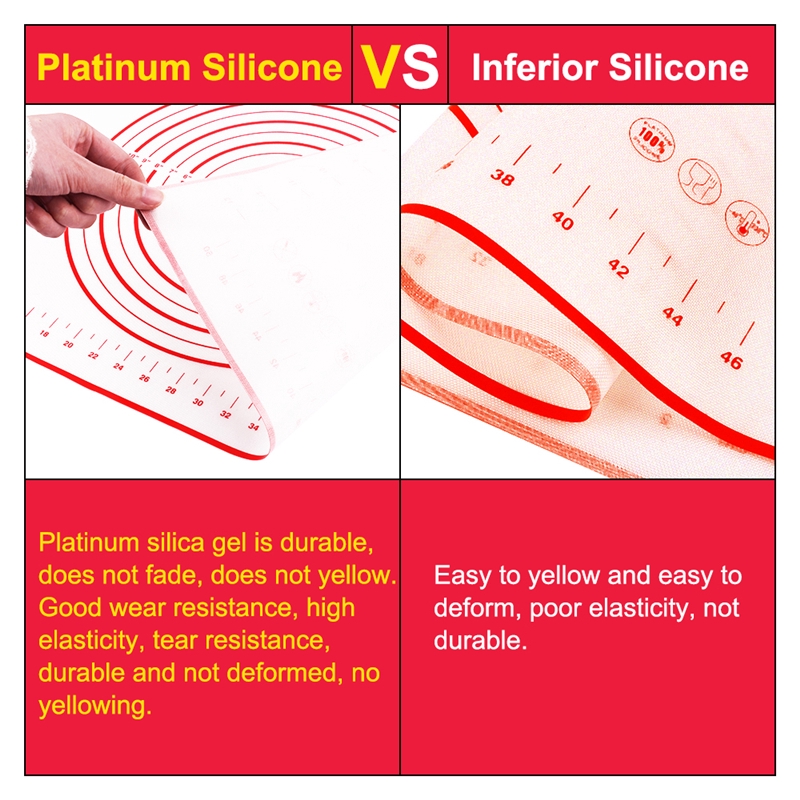 Tấm silicone chống dính làm bánh tiện lợi cho nhà bếp