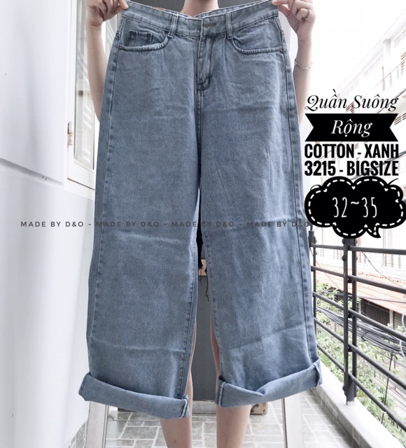[Size Đại] Quần Suông Dài 105cm Ống Rộng Rách Sole 2 Sườn Hông Đùi - Lưng Cao Qua Rốn Siêu Tôn Dáng - 2 Màu