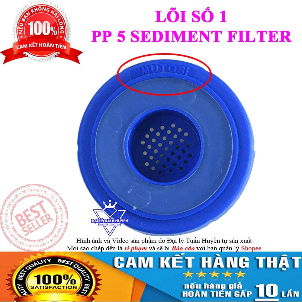 Lõi lọc nước số 123 MUTOSI chính hãng