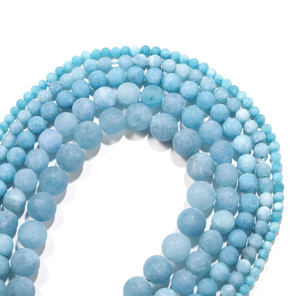 Chuỗi Hạt Đá Mã Não 4 / 6 / 8 / 10mm Chuyên Dùng Làm Đồ Trang Sức Vòng Tay