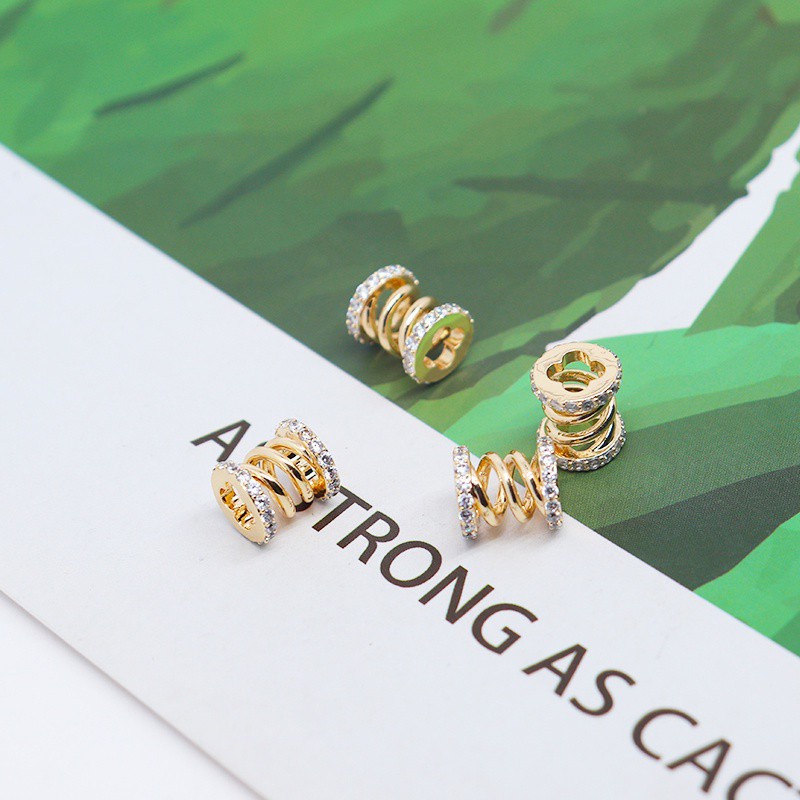 Hạt Xỏ Vòng Eo Bằng Đồng Thau Mạ Vàng 18K Phụ Kiện Làm Trang Sức Thủ Công