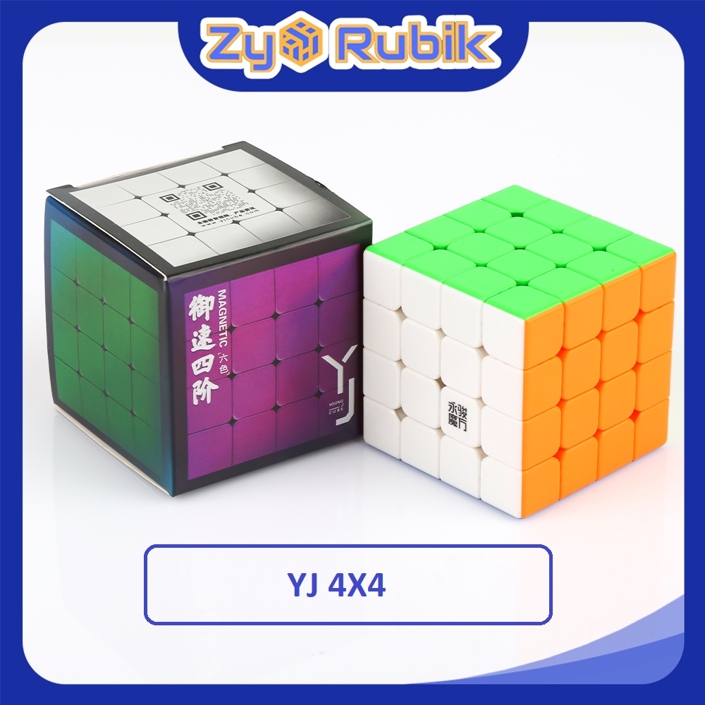 Rubik 4x4 Nam Châm YongJun YuSu V2 M Stickerless - Đồ Chơi Rubic 4 Tầng Có Nam Châm - ZyO Rubik