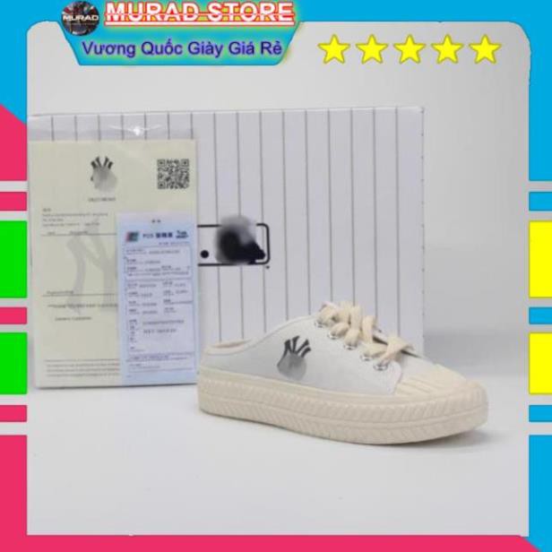 [TẶNG TẨY VỆ SINH+TẤT] Sục đạp gót N Y trắng LAL1 | BigBuy360 - bigbuy360.vn