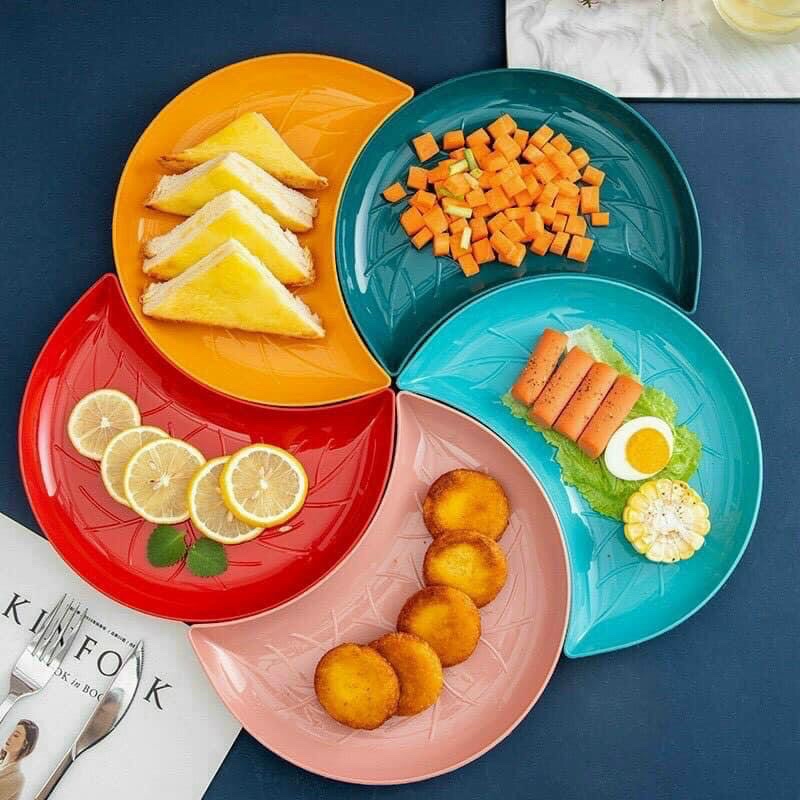 set 5 đĩa hình bán nguyệt