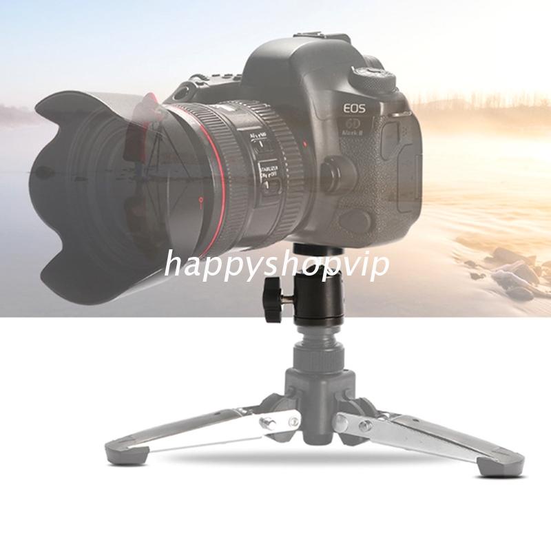 Đầu chuyển đổi gắn giá đỡ ba chân mini xoay 360 độ với lỗ vít 1/4" cho máy ảnh DSLR