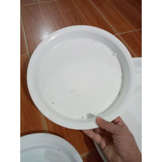 Đĩa nhựa cao cấp lót đáy chậu trồng cây đường kính 20cm