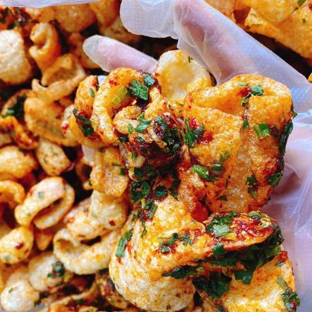 Bịch da heo mắm hành