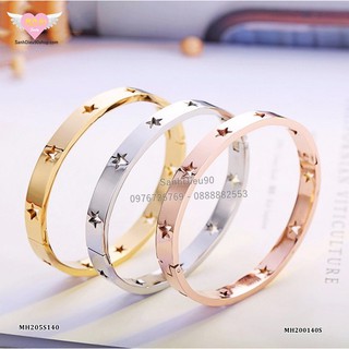 Vòng TiTan Trơn Hình Ngôi Sao