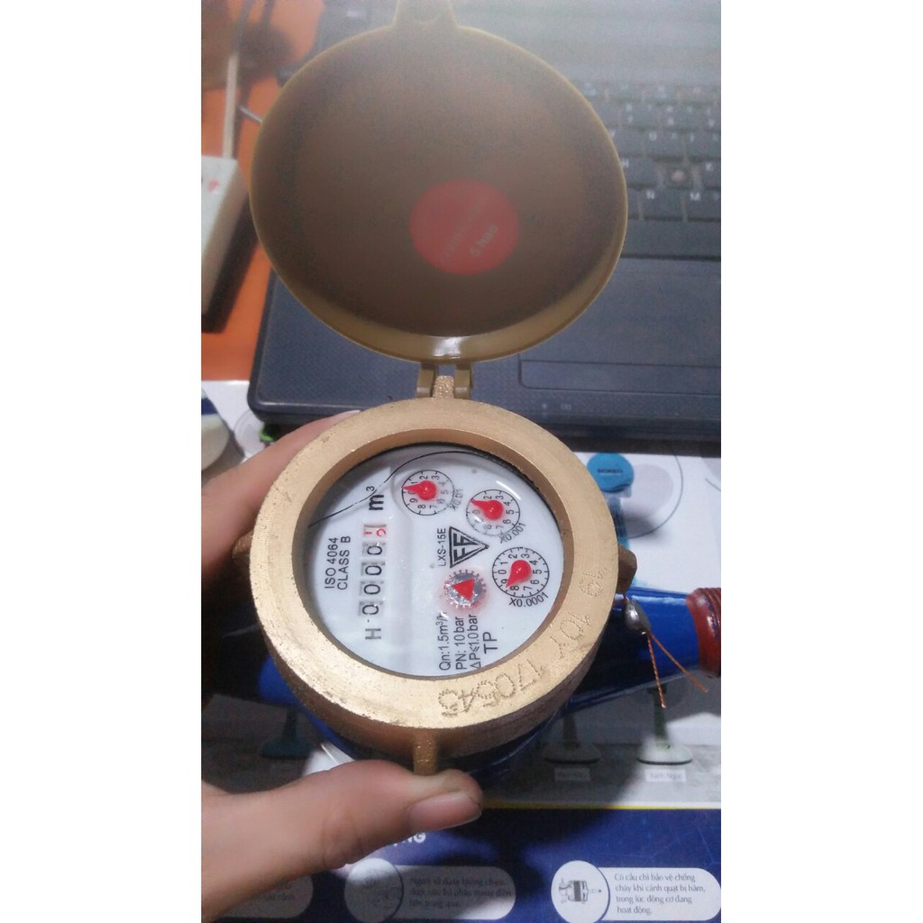 Đồng hồ nước chính hãng + Tặng kèm 1 cuộn cao su non (băng tan) - Đồng hồ nước sinh hoạt