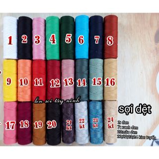 Sợi dệt ống cotton mã 21-24