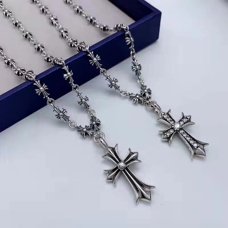 VÒNG CỔ CHROME HEART THÉP TITAN CH-42-Dây chuyền Titan Thánh Giá Chrome heart CH-42/Chrome heart necklace