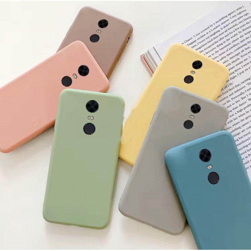 Xiaomi Redmi Note 4 Redmi 5 Plus 5A Candy Color Matte Slim Thin Soft TPU Silicon Android Phone Case Cover