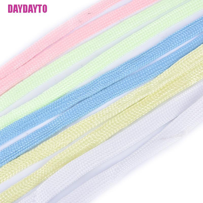 [DAYDAYTO] Set 2 Cặp Dây Giày Thể Thao Dạ Quang Phát Sáng Trong Tối
