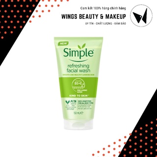 Sữa rửa mặt SIMPLE Refreshing Facial Wash Gel