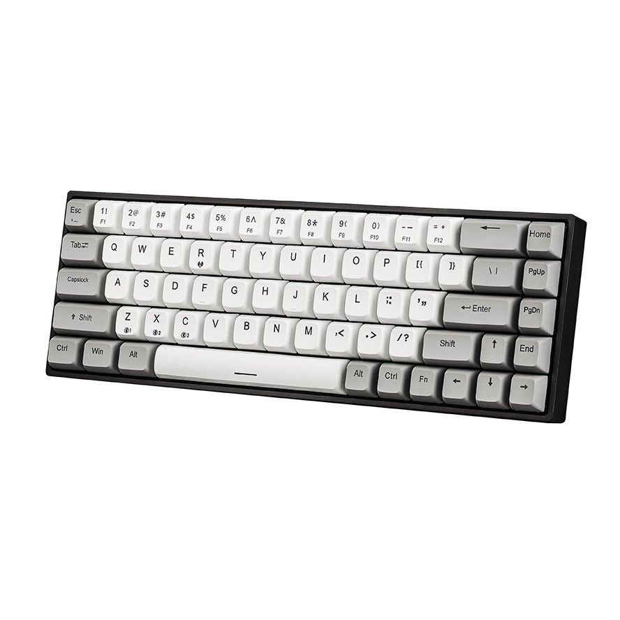 Bàn Phím Cơ Bluetooth E-Dra EK368W - BH 24T CHÍNH HÃNG toàn quốc - Tặng kèm Keycap + 05 switch + Key switch + Edra EK368