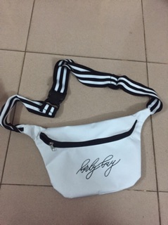 Túi bao tử Bird bag trắng/ đen