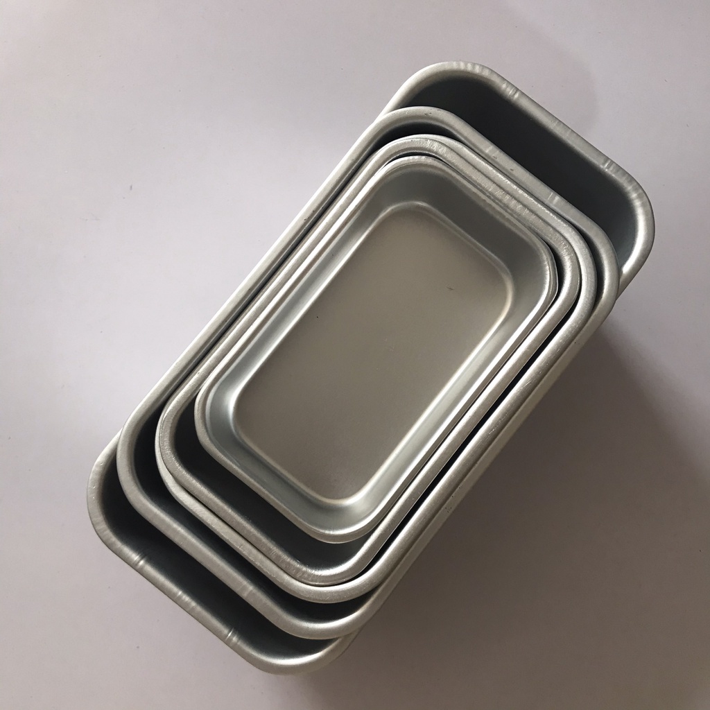 Khuôn loaf nhôm A01, A02, A03, A04, A05 khuôn chữ nhật làm bánh mì