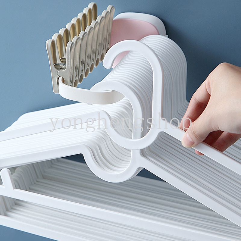 Móc Treo Quần Áo Dán Tường Tự Dính Có Thể Điều Chỉnh