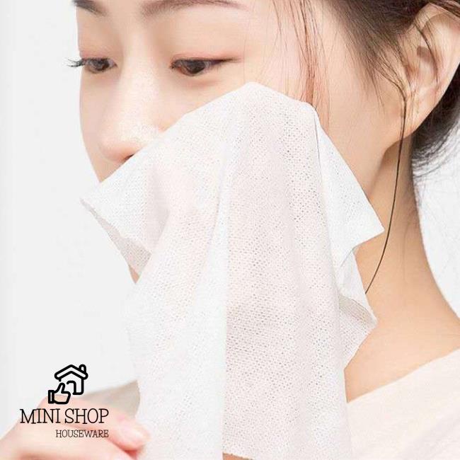 Khăn Lau Mặt Dạng Giấy Nén Viên Kẹo Dùng 1 Lần Tiện Dụng