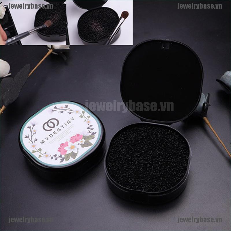 Hộp Xốp Đen Làm Sạch Phấn Mắt Tiện Dụng