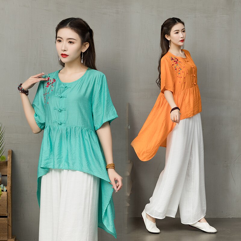 Set Đồ Hán Phục Thêu Họa Tiết Phong Cách Trung Hoa Cho Nữ | BigBuy360 - bigbuy360.vn
