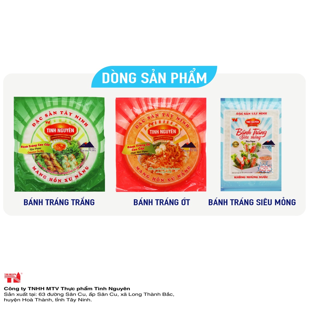 Bánh Tráng Tây Ninh Tinh Nguyên (200g)