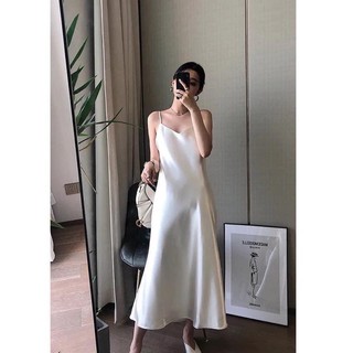 Váy lụa 2 dây