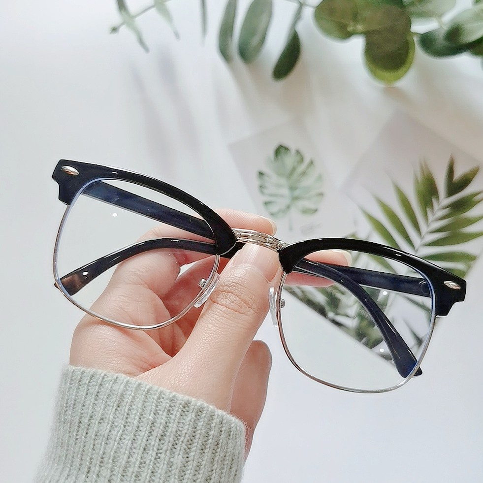 Mắt Kính Chống Ánh Sáng Xanh Chống Tia Bức Xạ Thời Trang Cổ Điển Dễ Thương Cho Nam Và Nữ JP5
