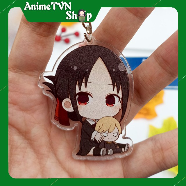 Móc khoá Mica anime/manga Kaguya-sama wa Kokurasetai Tensai-tachi - Nhựa Cứng Acrylic In 2 mặt sắc nét ( ảnh thật )