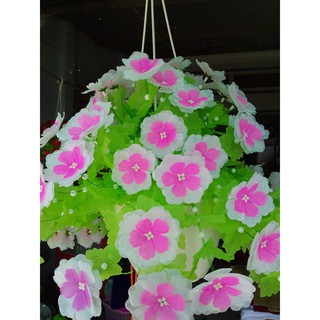 HOA GIẤY LỤA - HOA MAI 84 BÔNG VÀ CHAI CẮT SẴN 30k