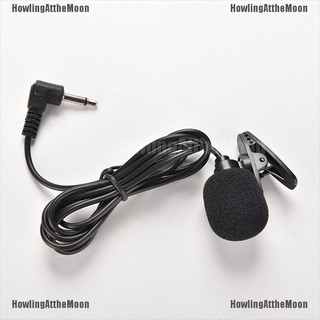 VN 3.5mm Mini Studio Speech Mic Microphone Clip On Lapel For PC Desktop Notebook ET