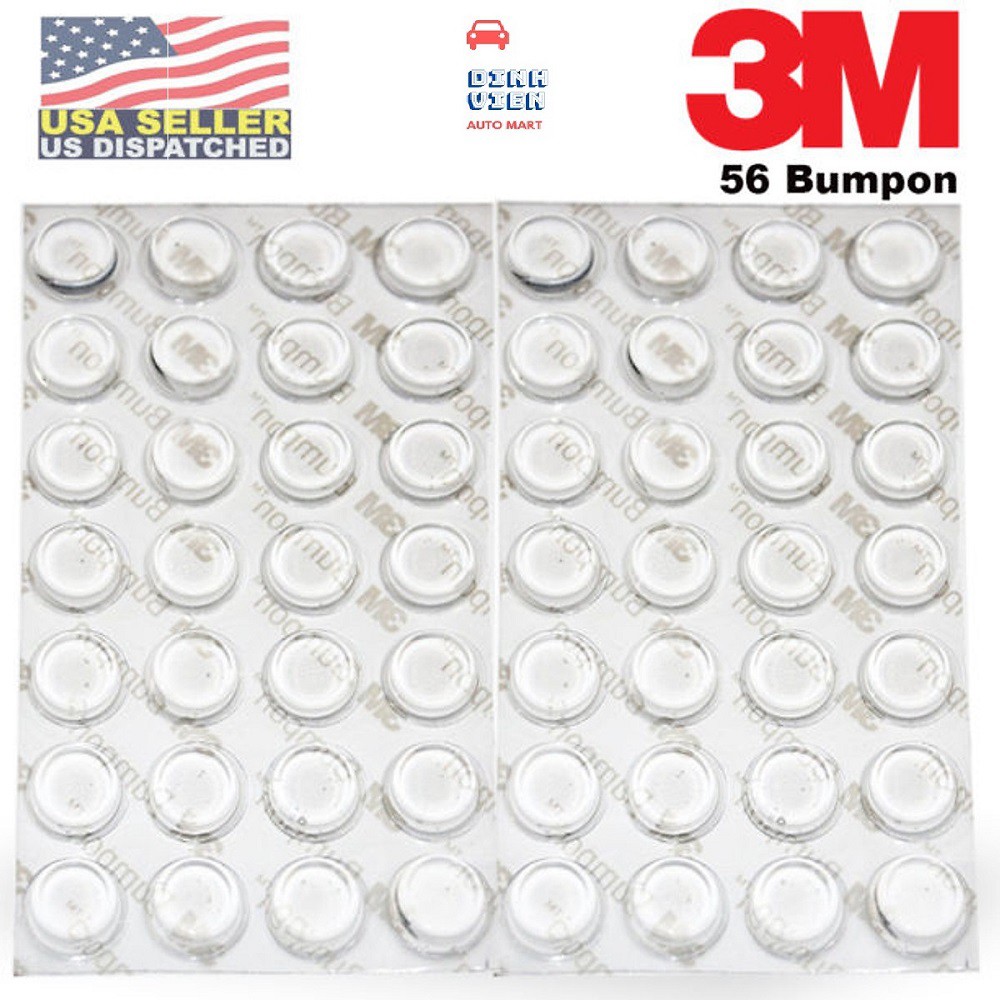 Nút Đệm Cao Su  chính hãng 3M SJ5312 Hình Dẹt giảm chấn động.