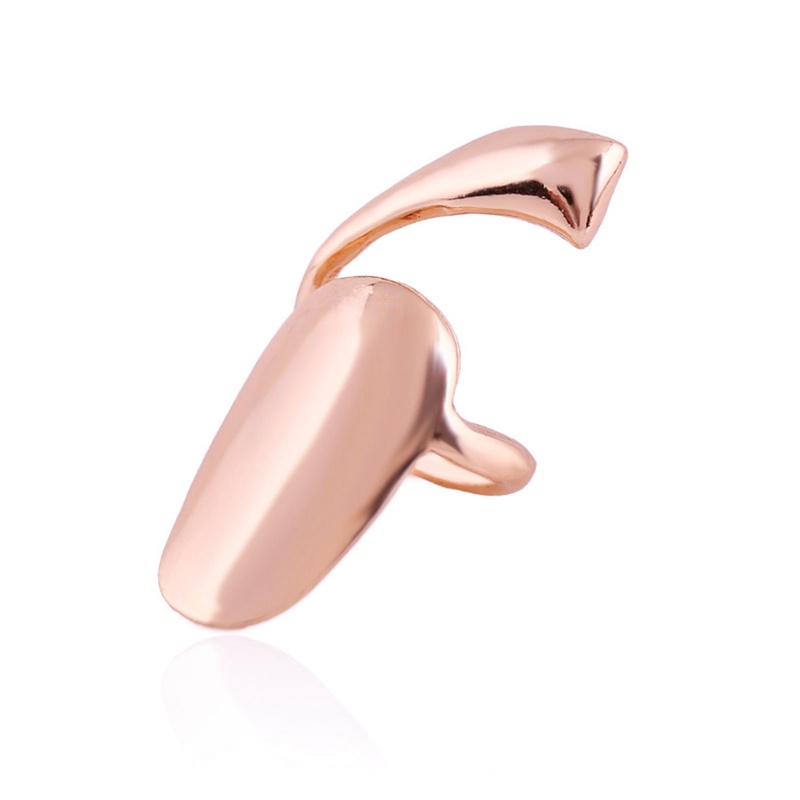 1 Nhẫn Đeo Móng Tay Kim Loại Thời Trang Cho Nữ