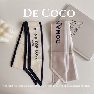 Khăn lụa, khăn turban bandana Decoco.accessories