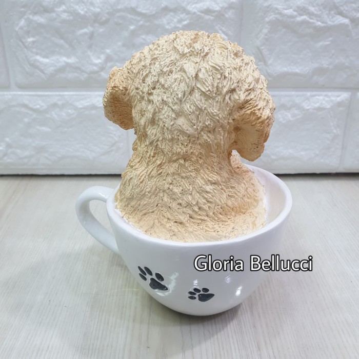 Red Toy Poodle Miniature Pom Doggy Mug