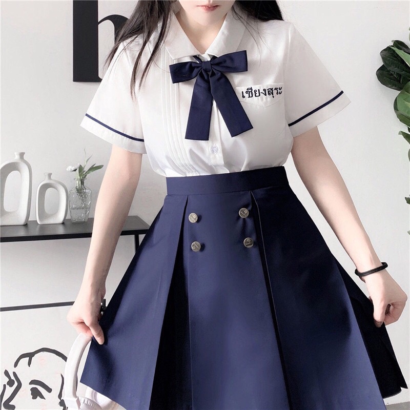 [Order] YAS0657-Set đồng phục học sinh Thái Lan