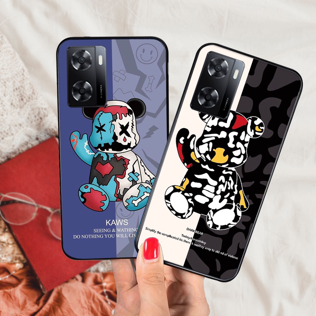 ỐP lưng Oppo A57 4G - Oppo A57 2022 bearbrick KAWS cực đẹp giá rẻ cute siêu đẹp