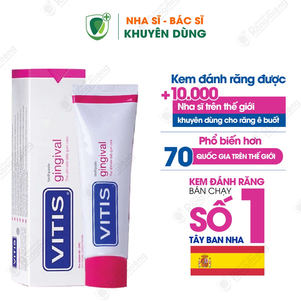 Kem Đánh Răng Chăm Sóc Nướu Răng Vitis Gingival Toothpaste 100ML