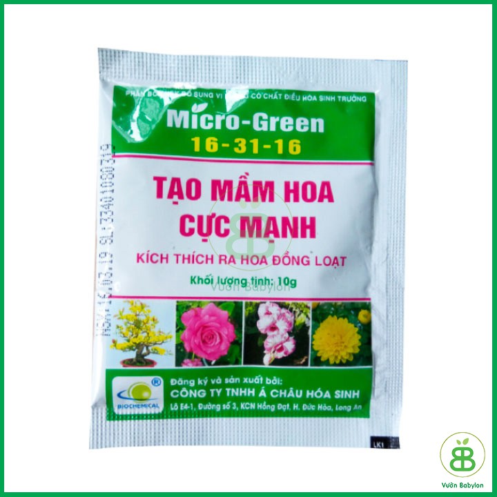 Phân bón lá tạo mầm hoa Micro Green gói 10gr