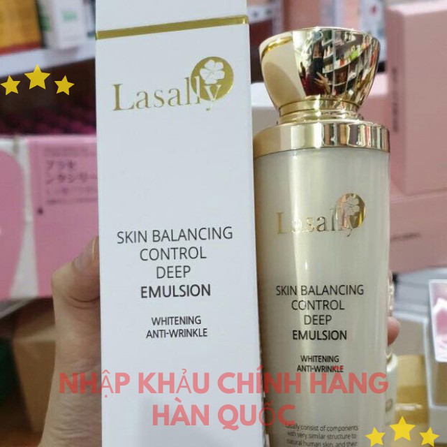 [MỸ PHẨM CAO CẤP] Sữa Kem Dưỡng Căng Bóng Chăm Sóc Trắng Da Mặt Toàn Thân Tại Nhà Thương Hiệu Lasally Cao Cấp Hàn Quốc | BigBuy360 - bigbuy360.vn