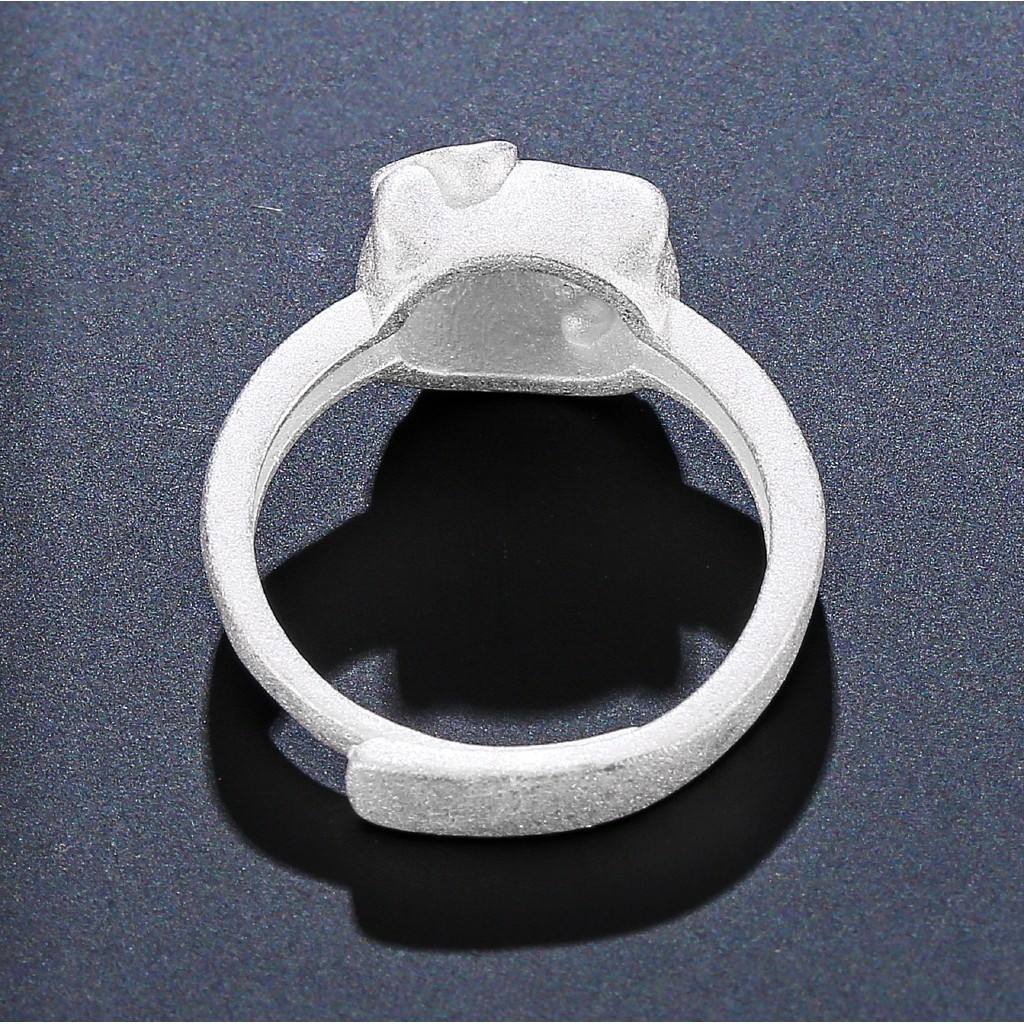 Nhẫn đeo ngón tay dạng mở thiết kế hình Hello Kitty dễ thương thời trang