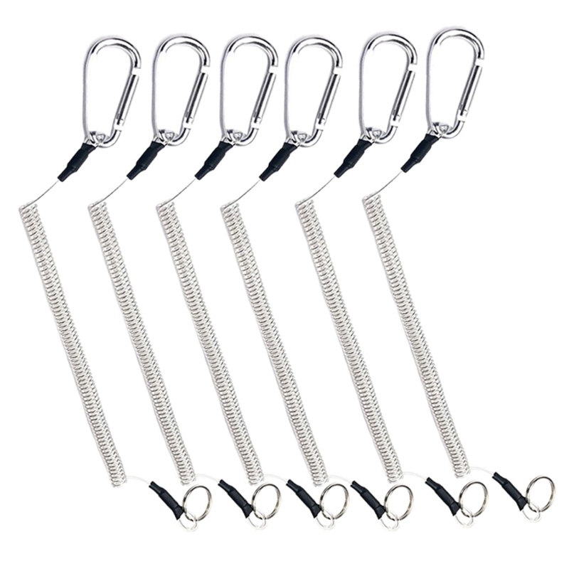 Set 6 Dây Thừng Câu Cá An Toàn Có Thể Thu Gọn Tiện Dụng