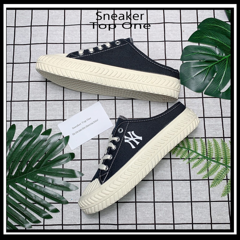 Giày Thể Thao mL b Sục Đạp Gót Đen Cao Cấp - Sneaker Top One