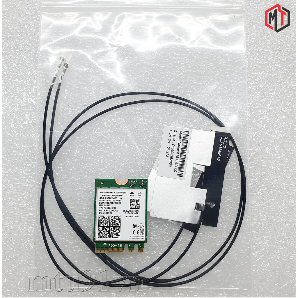 Anten Card Wifi Laptop Liền Dây chuẩn IPEX3 / IPEX4