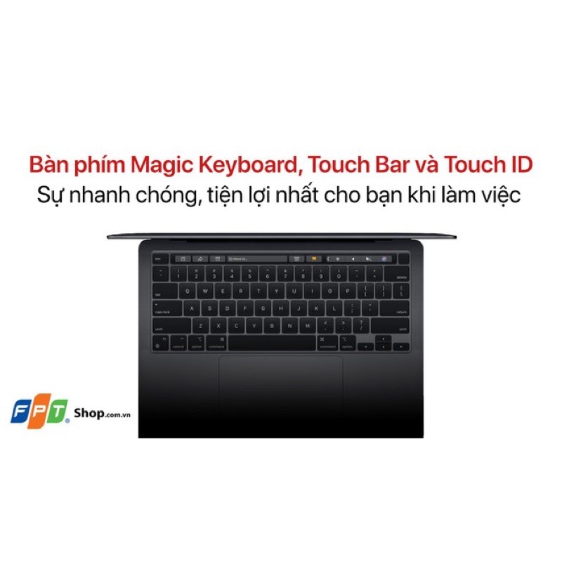 MacBook Pro 2020 13 inch 8GB RAM 256GB SSD MYD82 Apple M1 - Chính Hãng Việt Nam Phân Phối