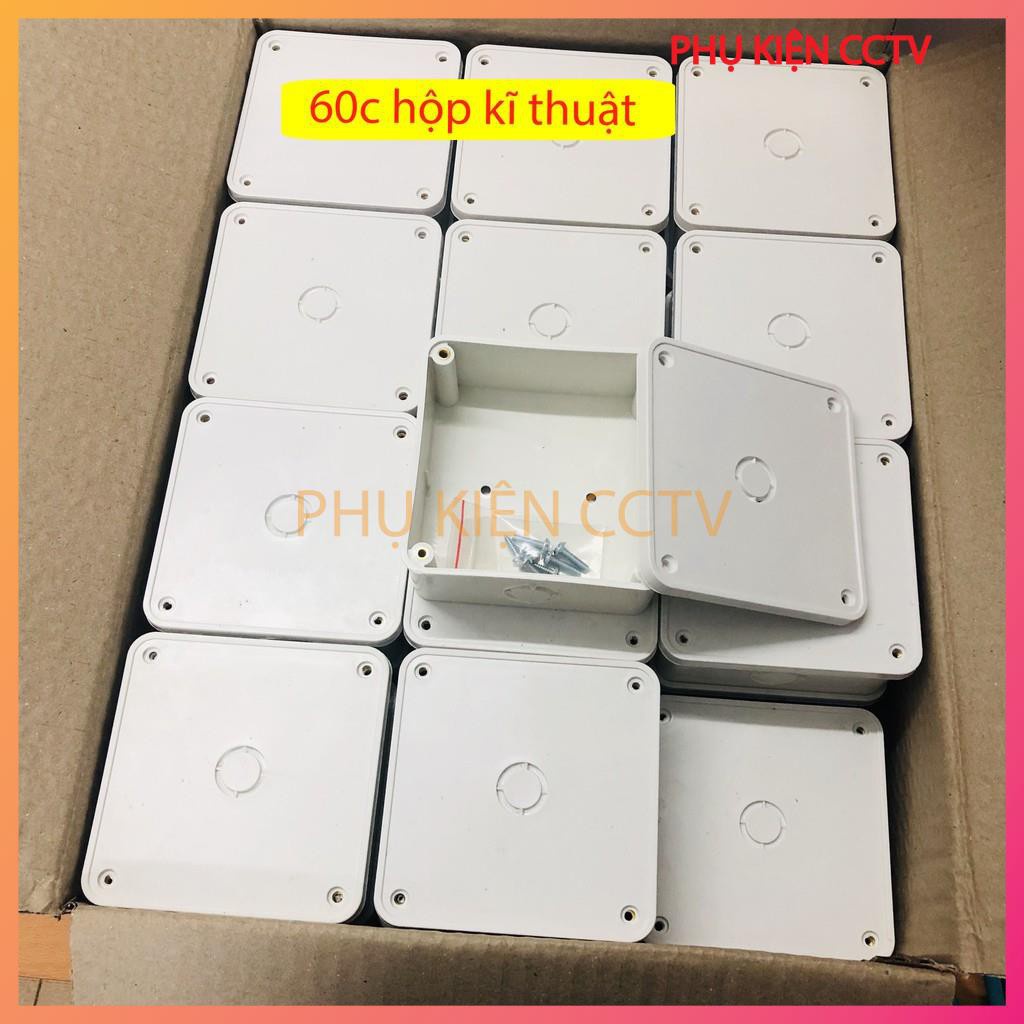 [Combo] Thùng 100c Hộp kĩ thuật, Hộp nối 5x11x11cm dùng cho Camera